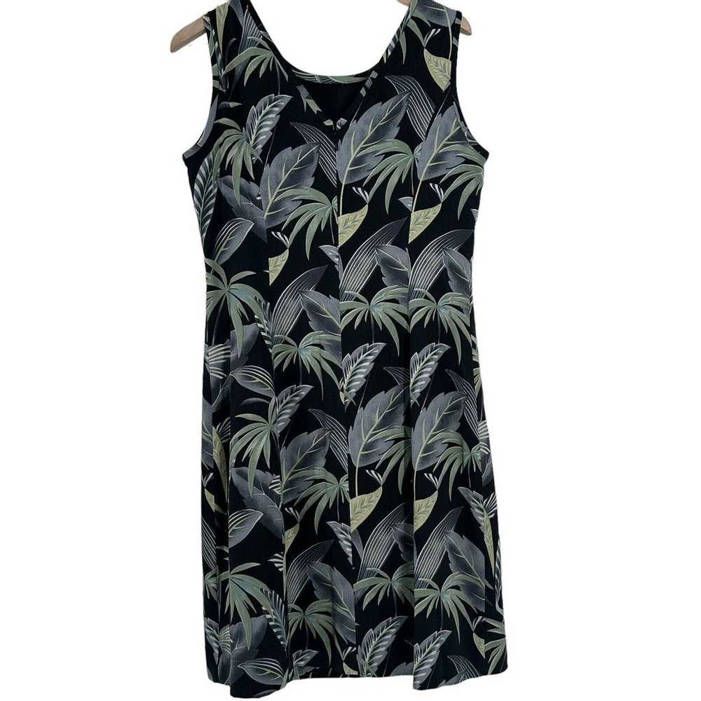 Tommy Bahama Vintage 100% Silk Hawaiian Dress Flo… - image 2