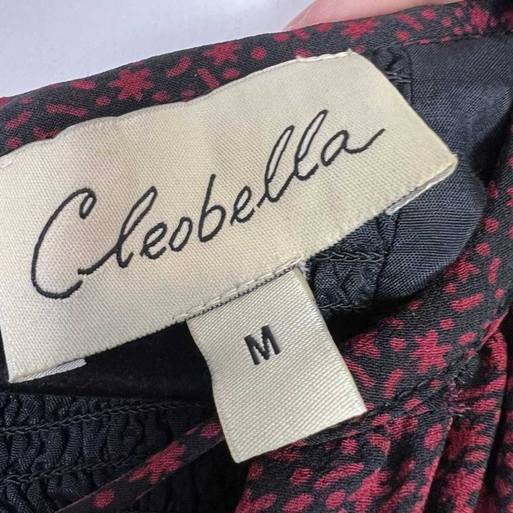 Cleobella Womens Dress M Red Printed Kelly Tie Ne… - image 6