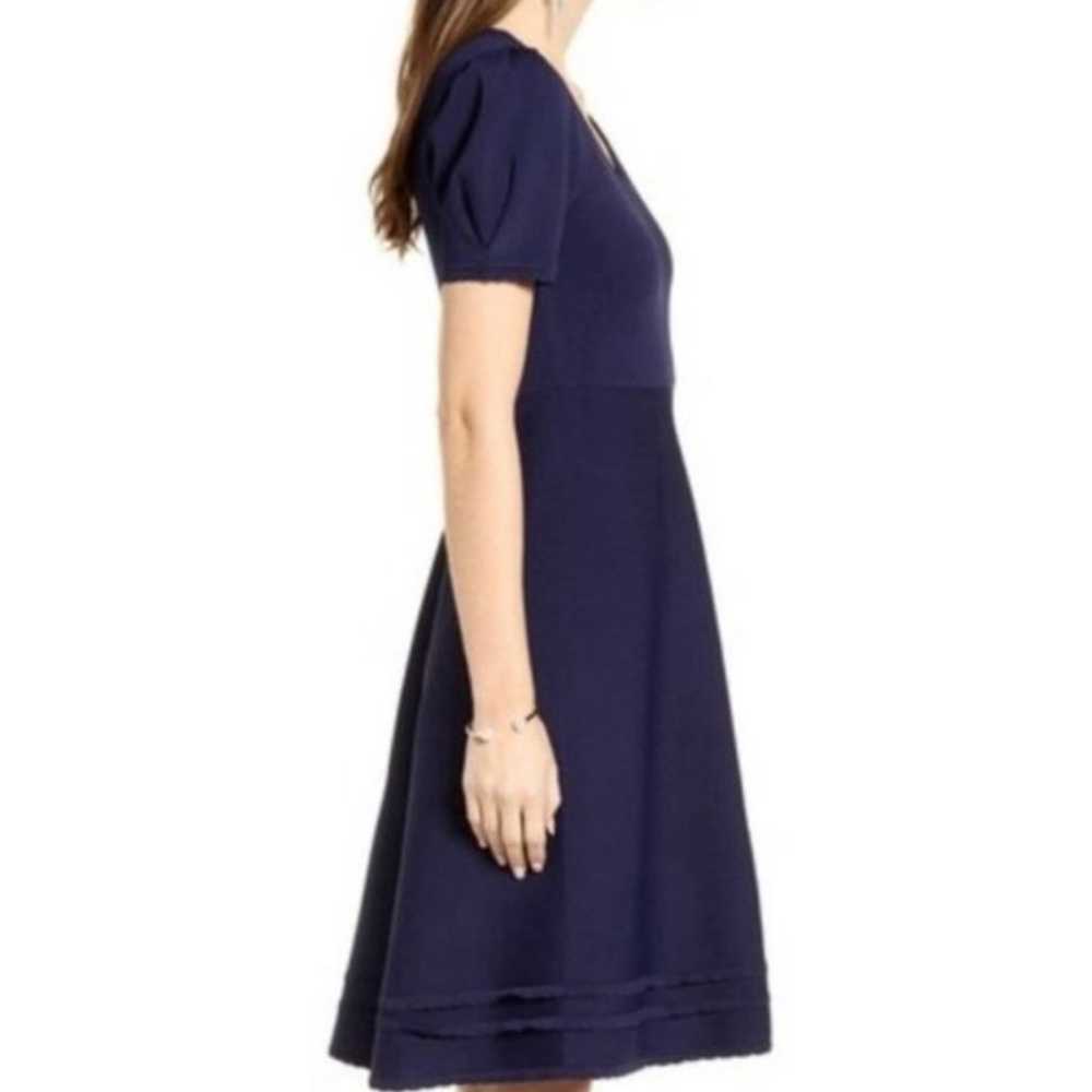 RACHEL PARCELL DRESS • NAVY • PERFECT CONDITION - image 2