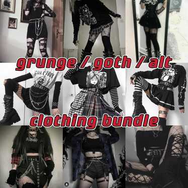 grunge alt goth clothing bundle