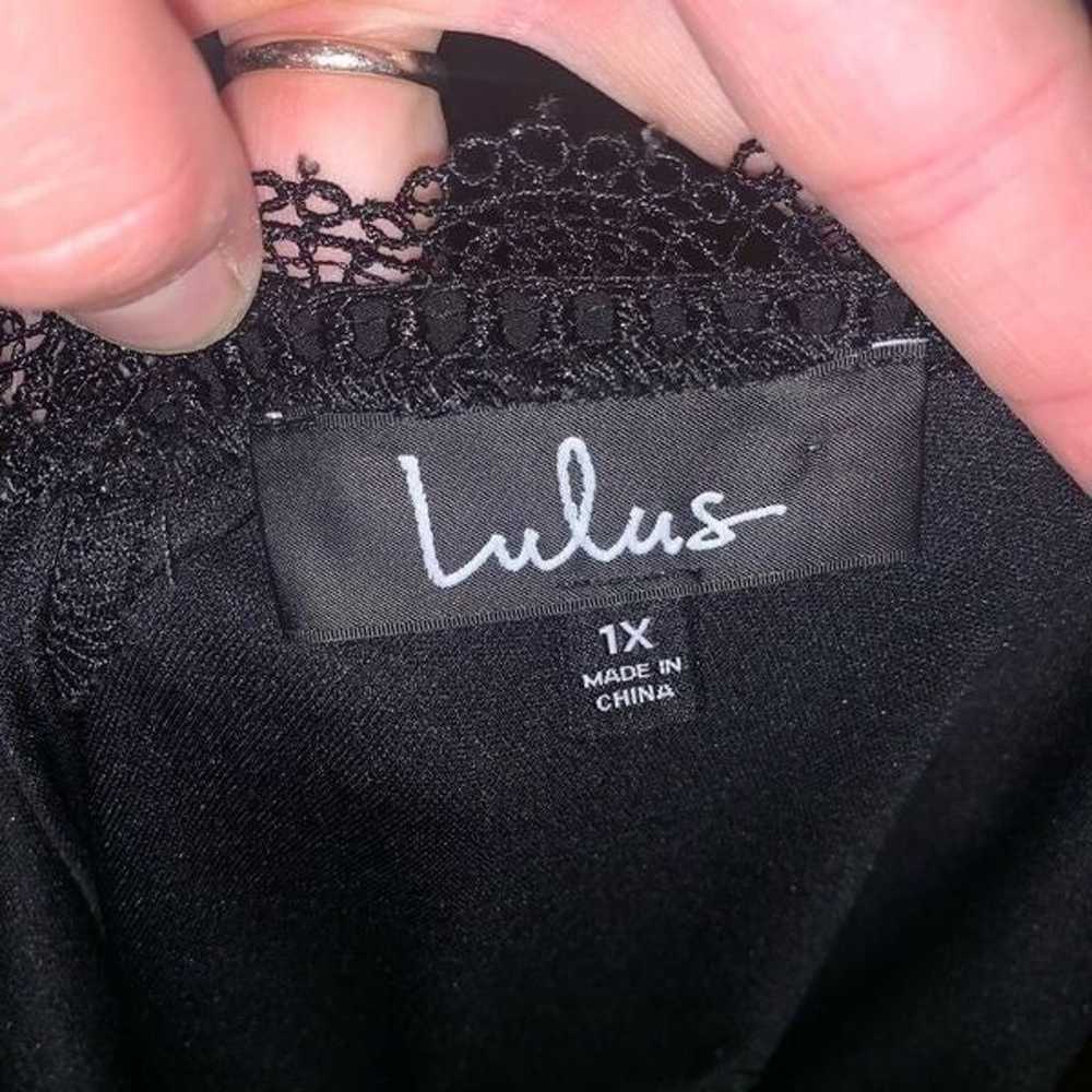 Lulu’s black Absolutely Unforgettable lace off th… - image 3