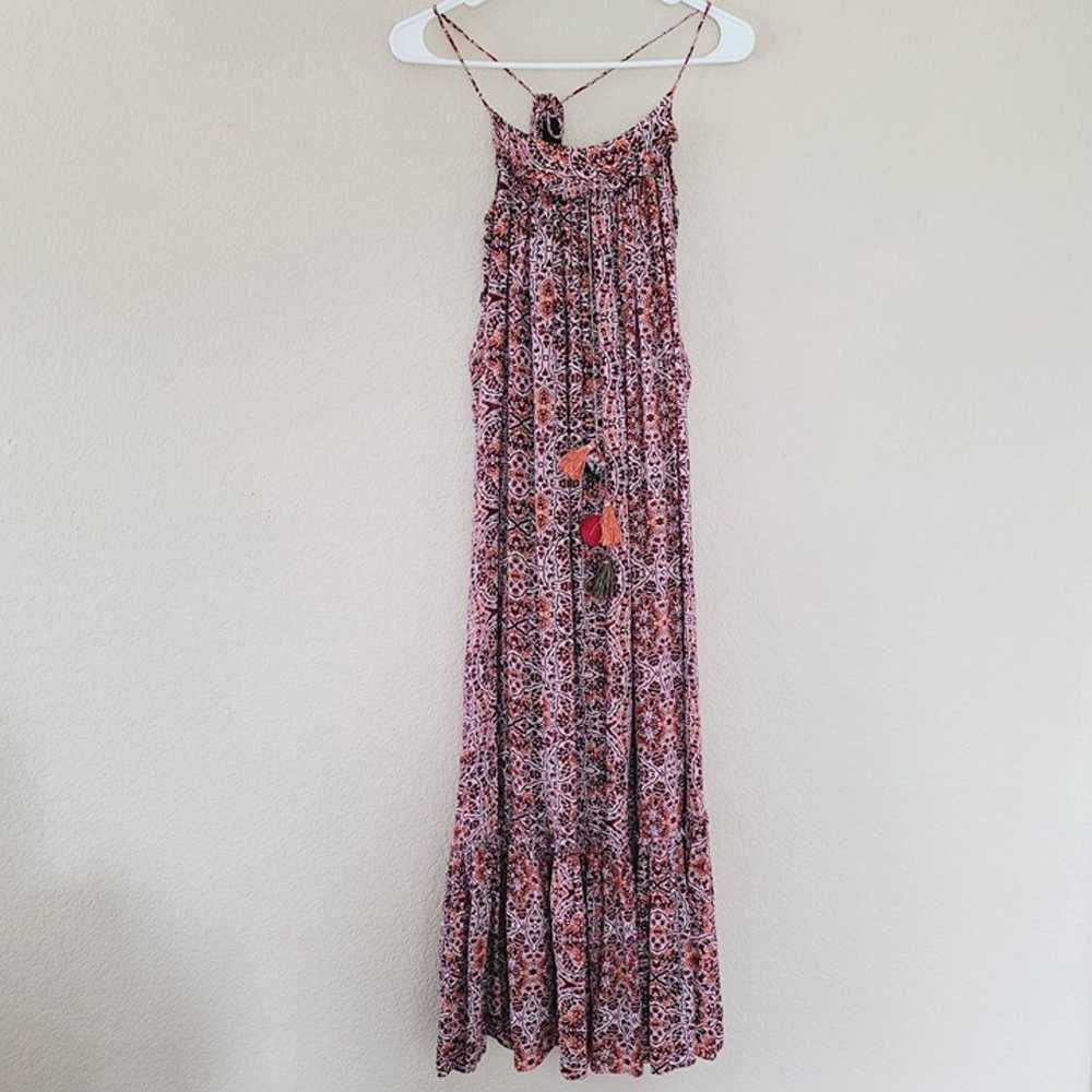 Misa Los Angeles Maxi Dress Size Small Tassel Boh… - image 1