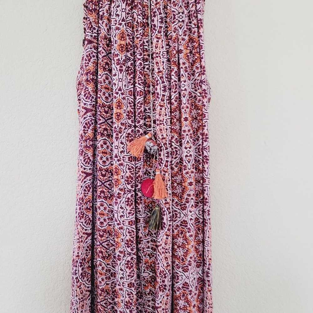 Misa Los Angeles Maxi Dress Size Small Tassel Boh… - image 5