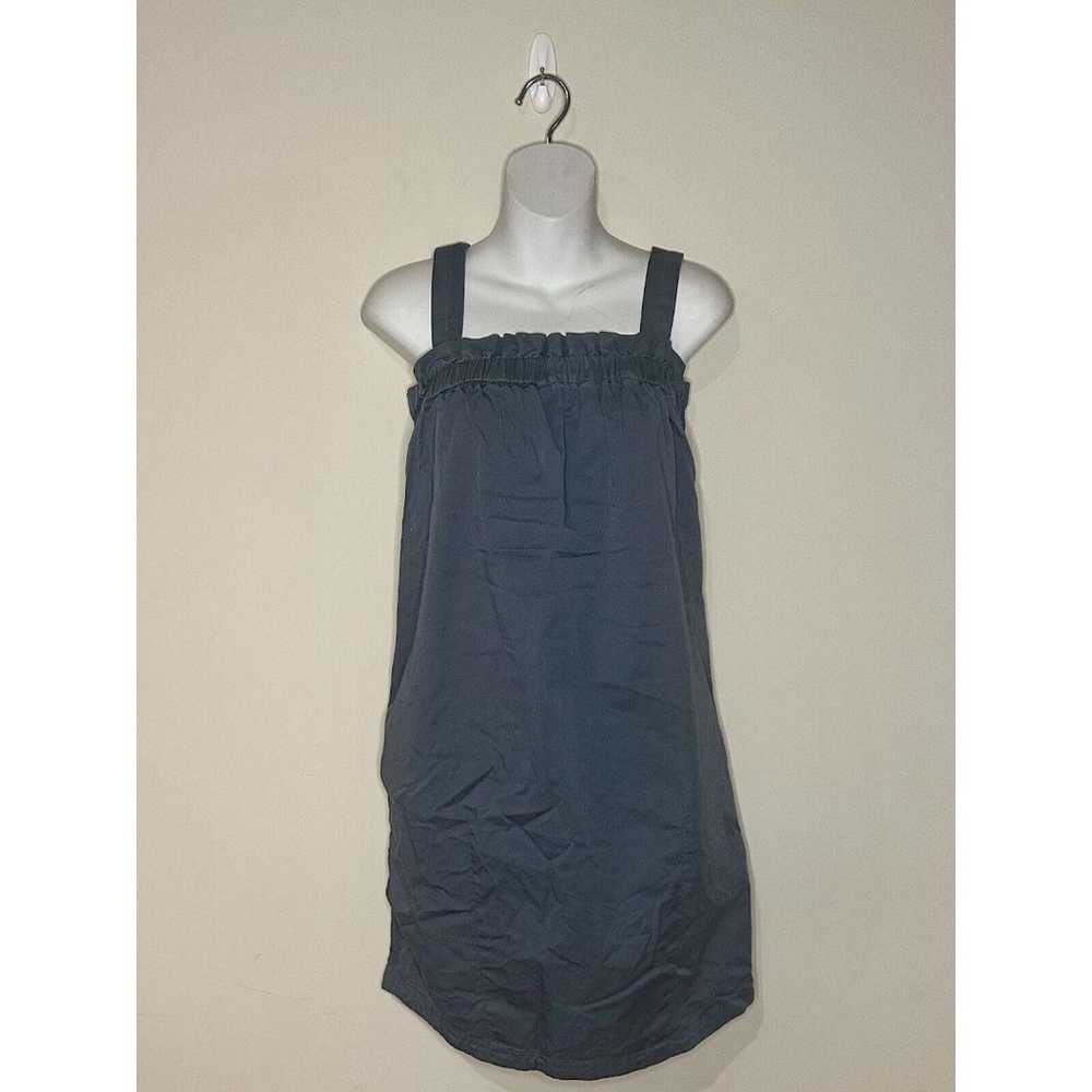 Everlane The Paperbag Dress in Dark Slate Size Me… - image 2
