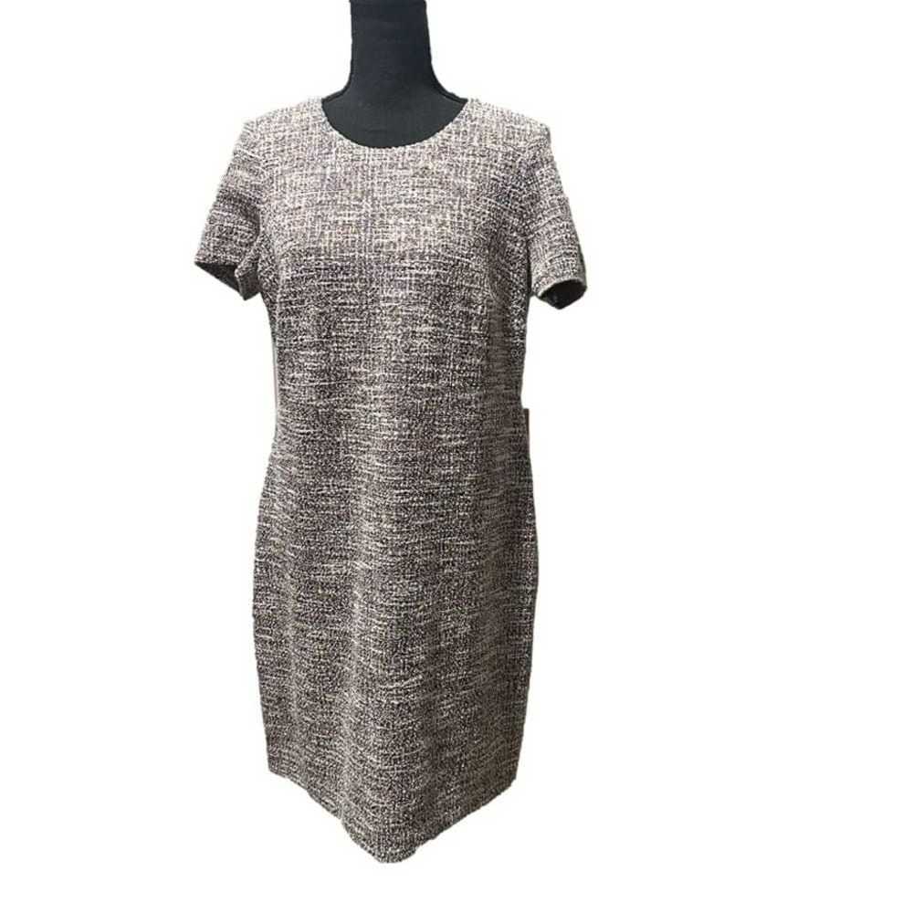 Calvin Klein Tweed Midi Cap Sleeve Dress - image 1