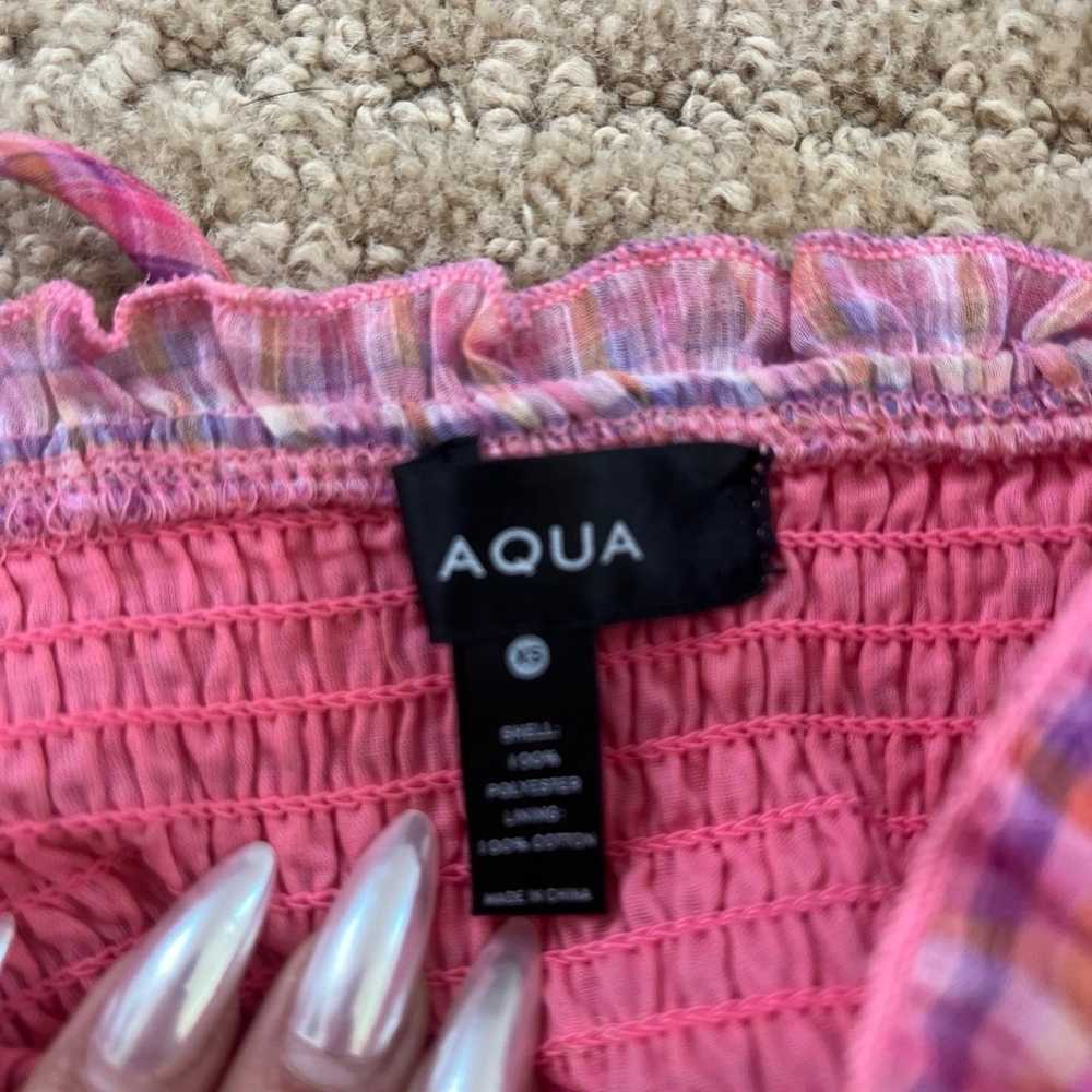 Aqua Mini Dress - image 5