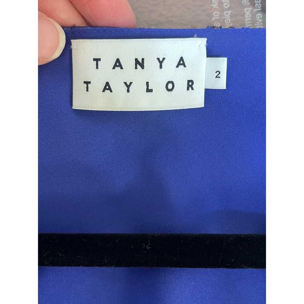Tanya Taylor Natalia Dress Blue And Orange Floral… - image 4