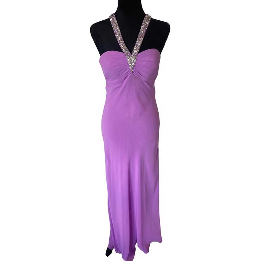 Faviana Couture Formal Lavender Purple Sequin Jew… - image 2