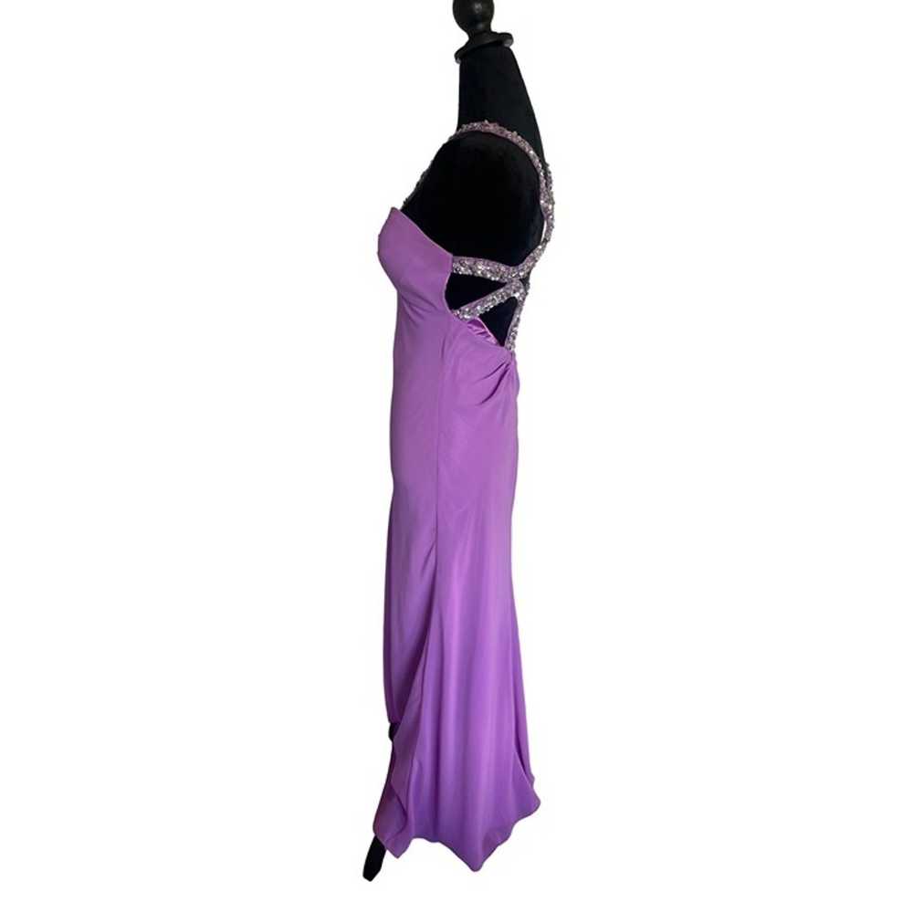 Faviana Couture Formal Lavender Purple Sequin Jew… - image 7