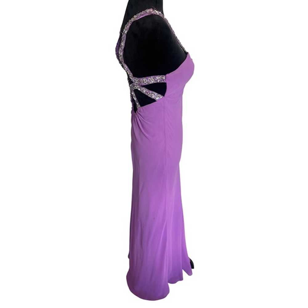 Faviana Couture Formal Lavender Purple Sequin Jew… - image 8