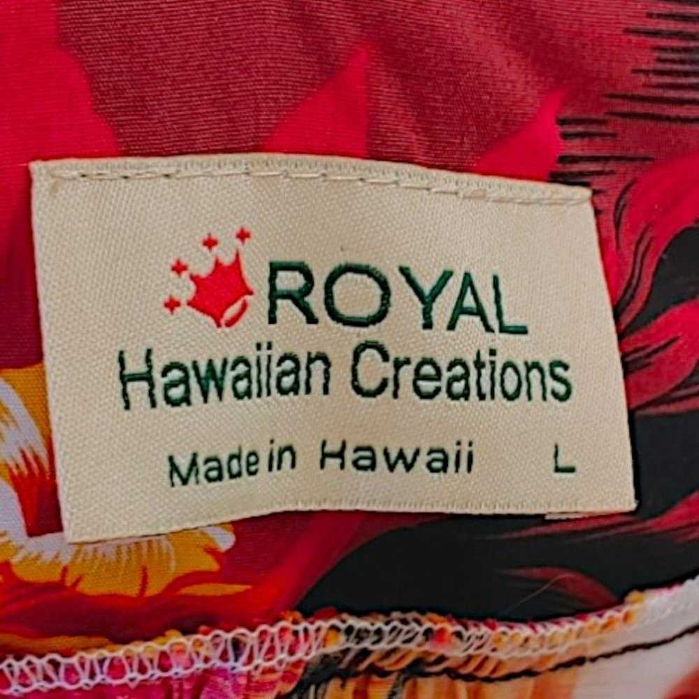 Royal Hawaiian Creations Red Tropical Muumuu Dres… - image 8