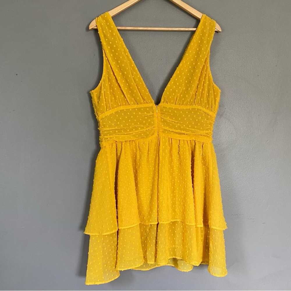 MAJORELLE Dora Mini Dress in Sunshine Yellow Mari… - image 3