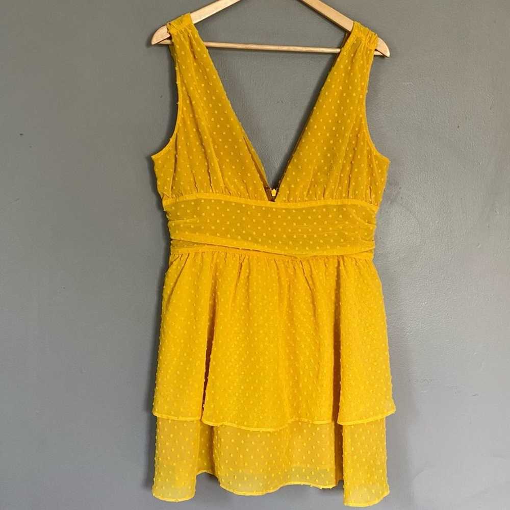 MAJORELLE Dora Mini Dress in Sunshine Yellow Mari… - image 4