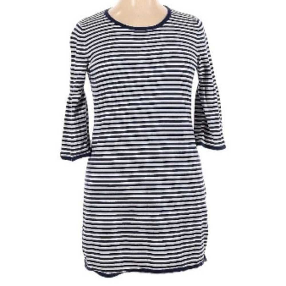 Sail To Sable Striped Bell Sleeve Dress - image 2