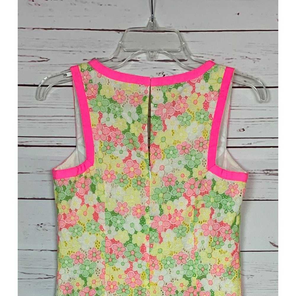 Lilly Pulitzer Women's Size 2 Pink Floral Eyelet … - image 10