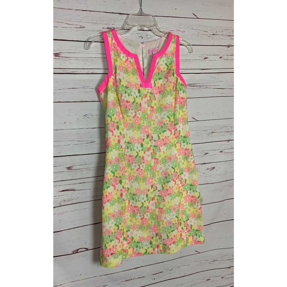 Lilly Pulitzer Women's Size 2 Pink Floral Eyelet … - image 7