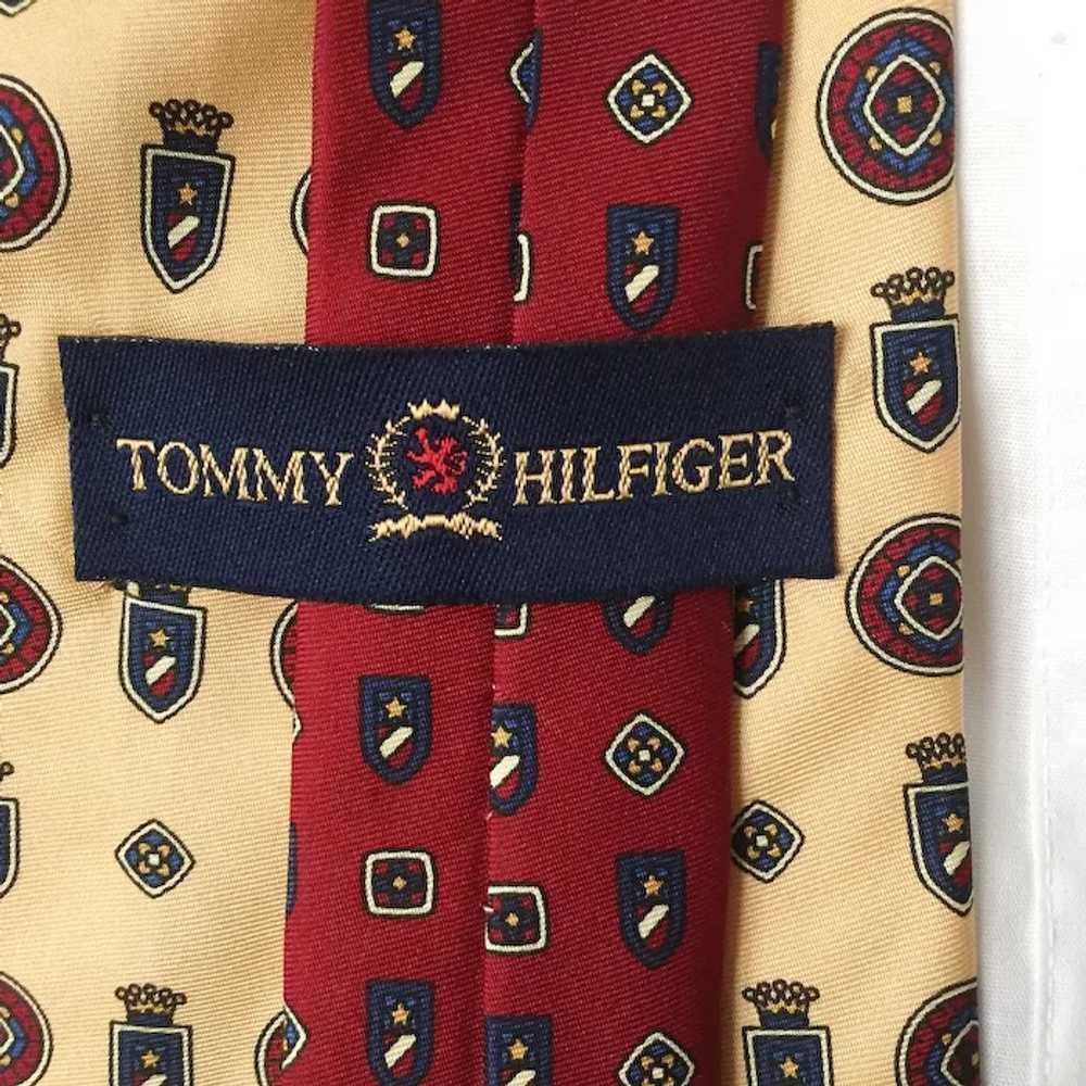 Vintage 1990s Tommy Hilfiger Foulard Print Neckti… - image 4