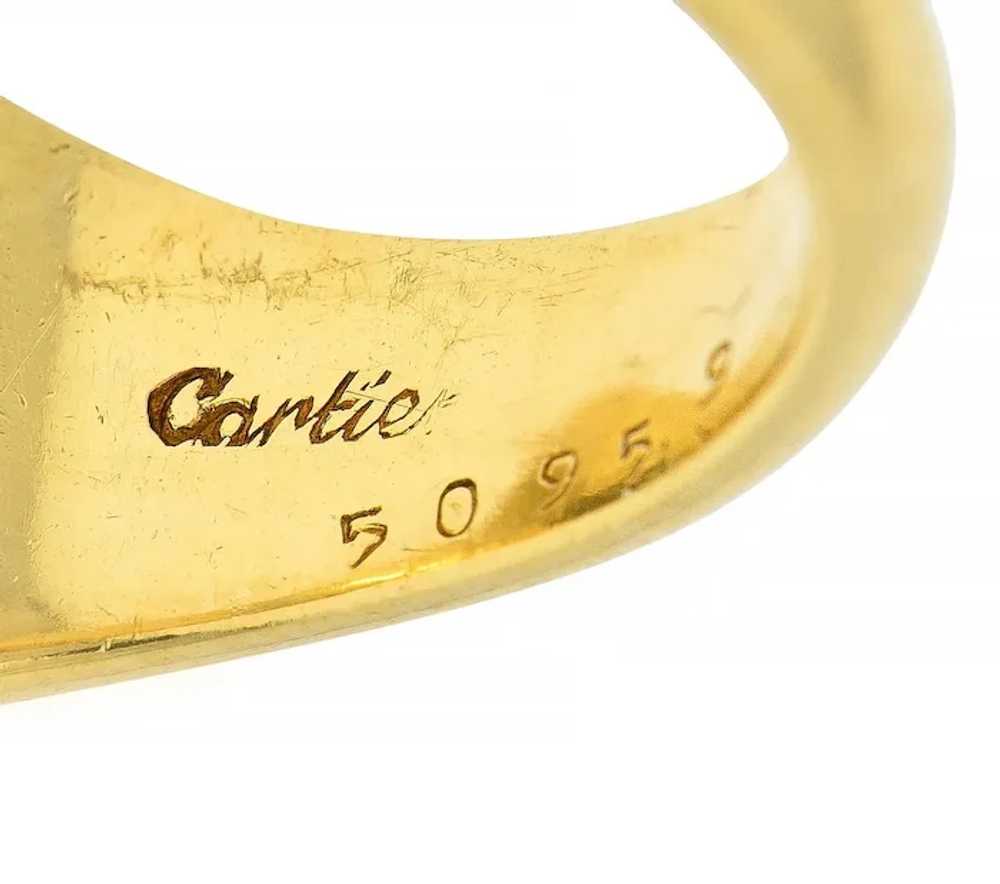 Cartier 1960's 1.22 CTW Oval Cut Diamond 18 Karat… - image 6
