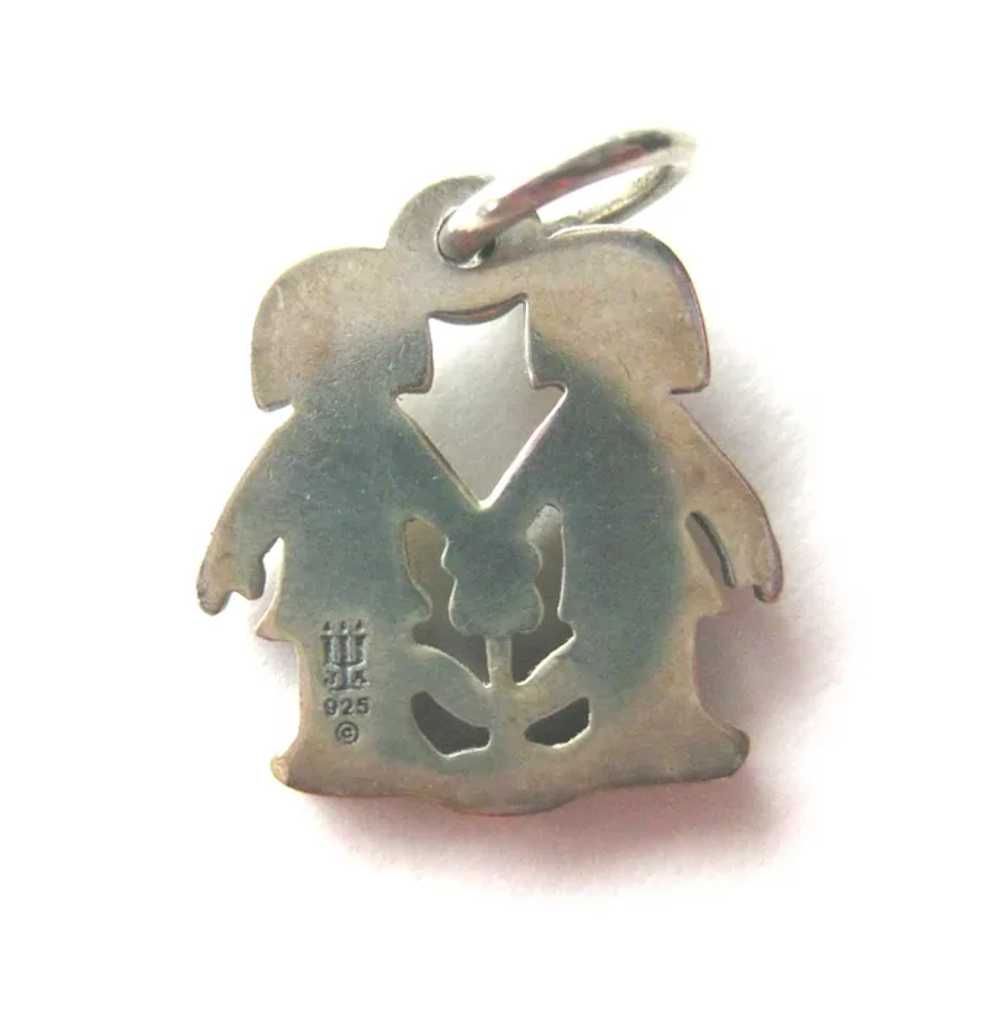 James Avery Retired Love Is Charm - Two Girls Cha… - image 2