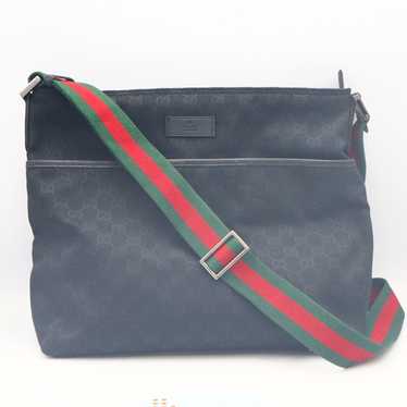 Gucci 189751 Gg Canvas Shoulder Bag Messenger She… - image 1
