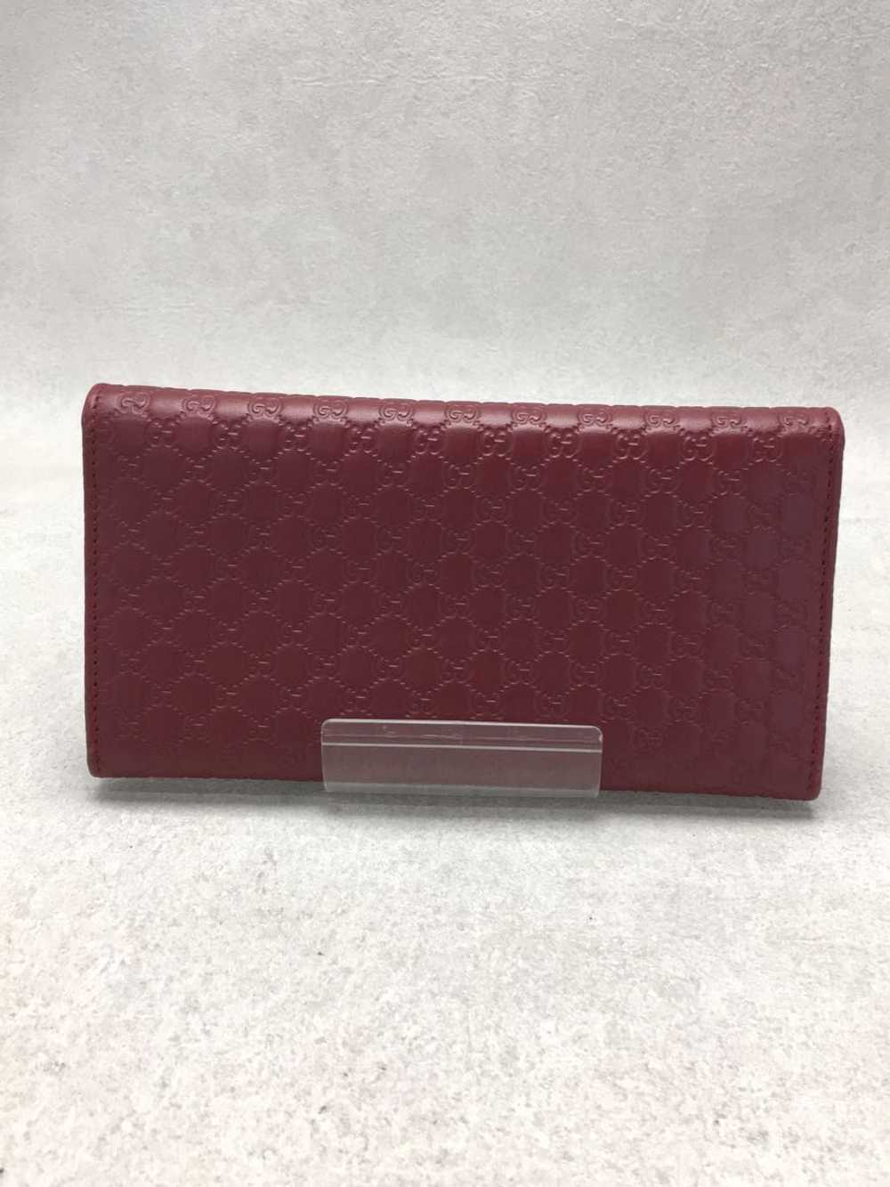 Gucci Long Wallet Guccisima Leather Red Clothing … - image 2