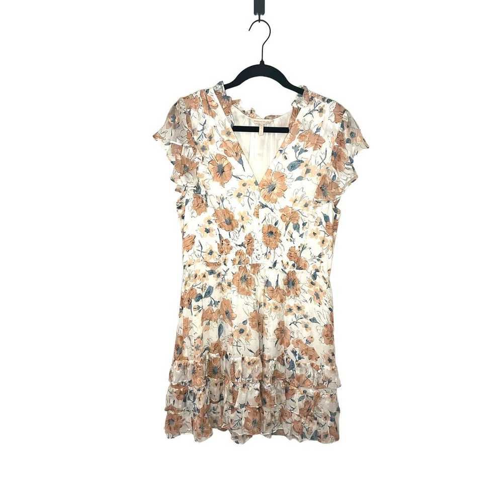 Rebecca Taylor Ruffled Dress Floral Romantic Femi… - image 1