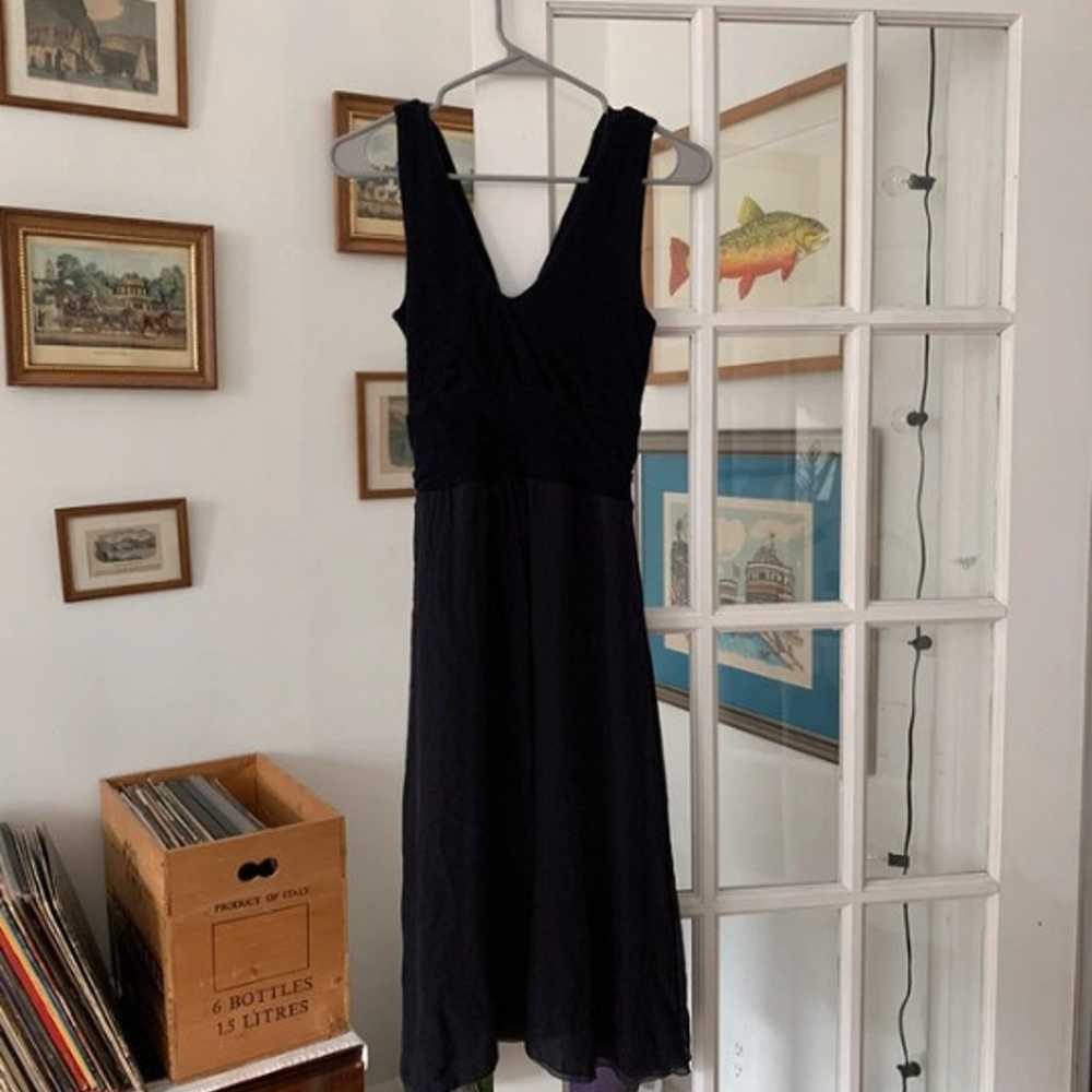 Velvet (Brand) Wool & Silk Black Dress size M - image 2
