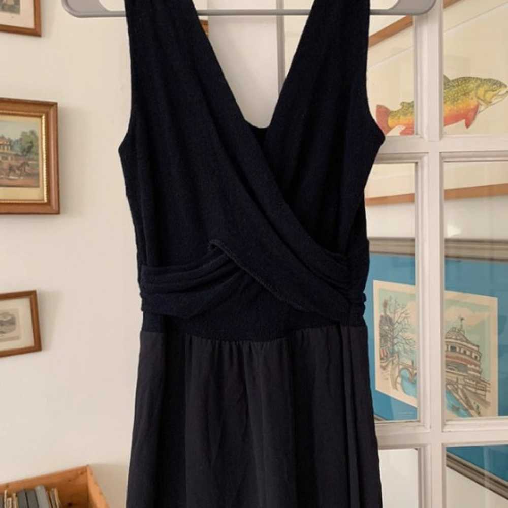 Velvet (Brand) Wool & Silk Black Dress size M - image 4
