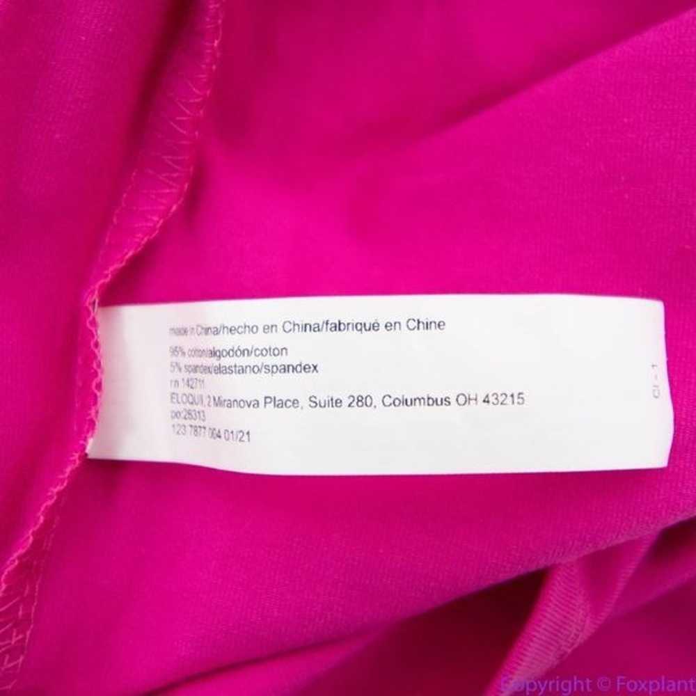 NEW Eloquii Pink Cross Front Flutter Sleeve Dress… - image 10