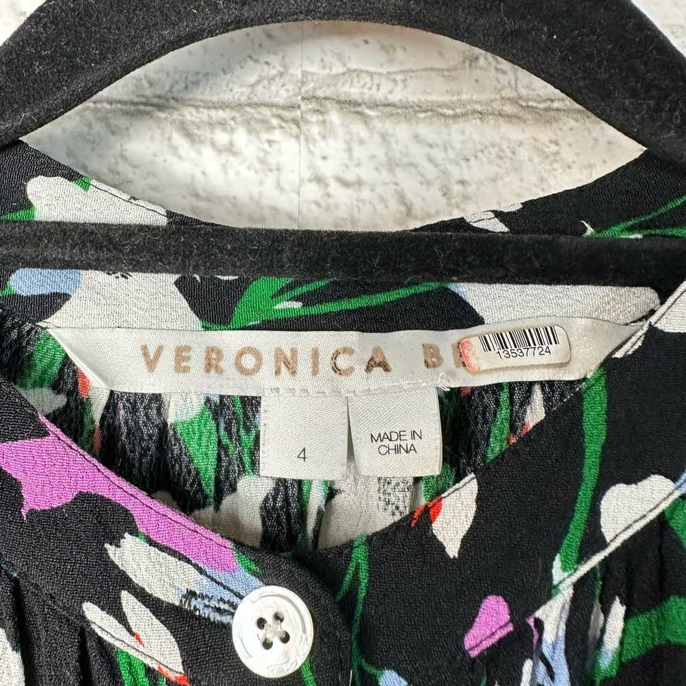 Veronica Beard Dress Cecelia Floral Button Midi 3… - image 3