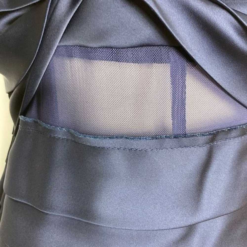 Calvin Klein M VTG 12 Navy Bandage Dress Sleevele… - image 7
