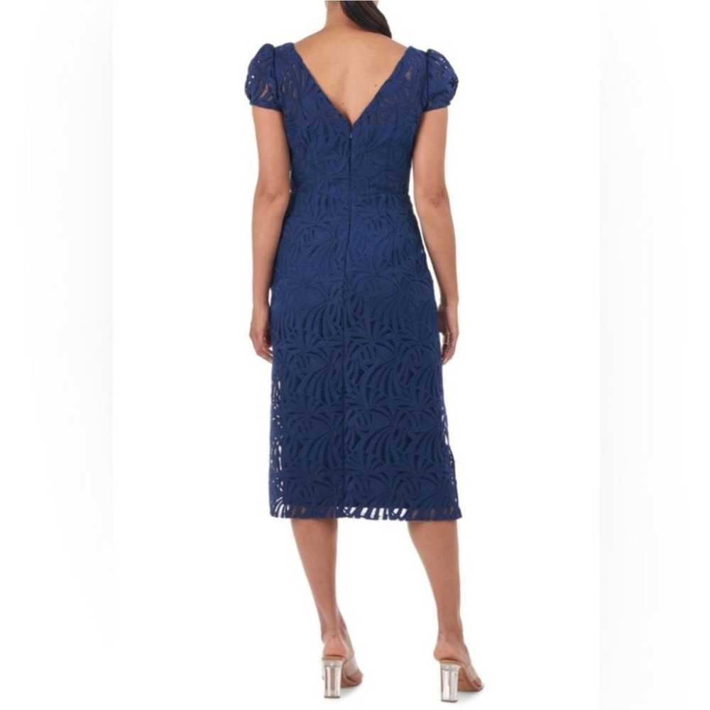 Kay Unger Zelda Dress Women's Size 0 Blue Lace Sh… - image 3