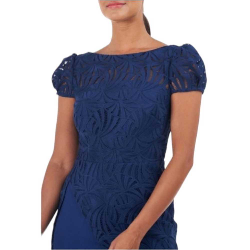 Kay Unger Zelda Dress Women's Size 0 Blue Lace Sh… - image 4