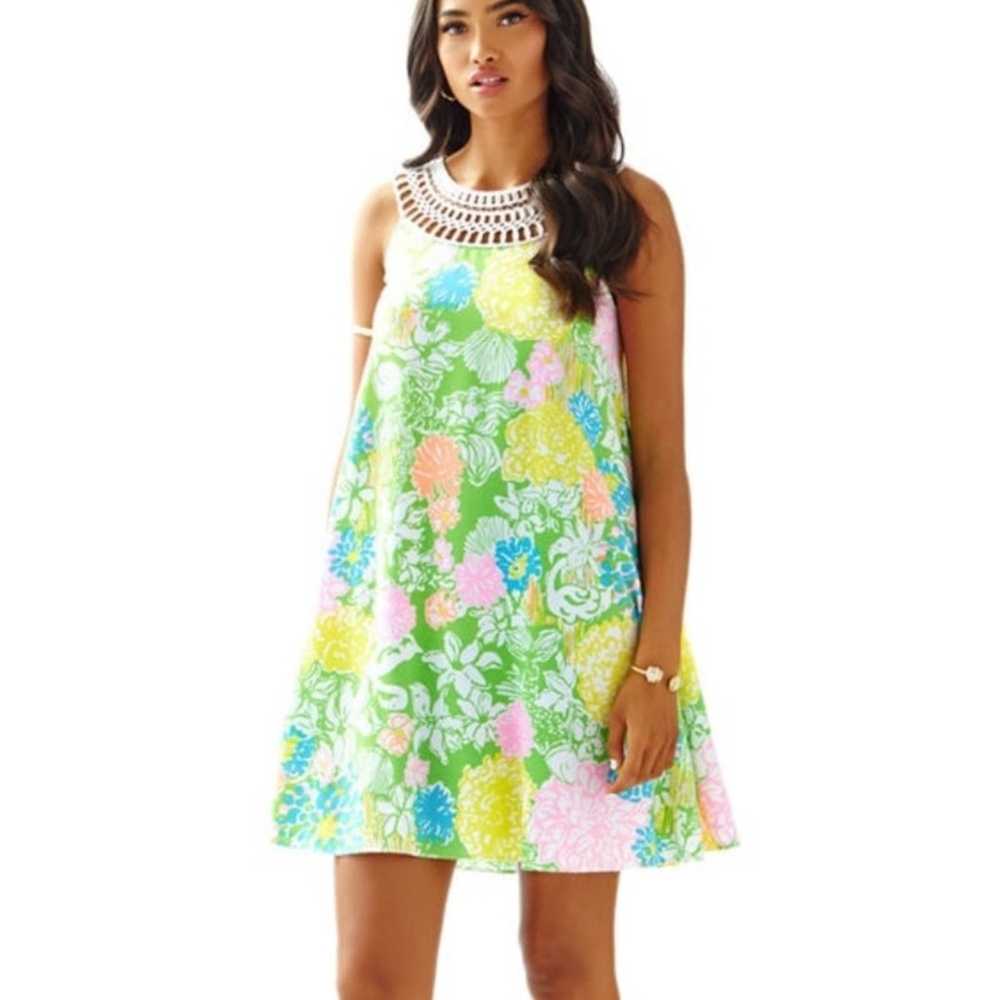 Lilly Pulitzer Jillie Dress Hibiscus - image 6