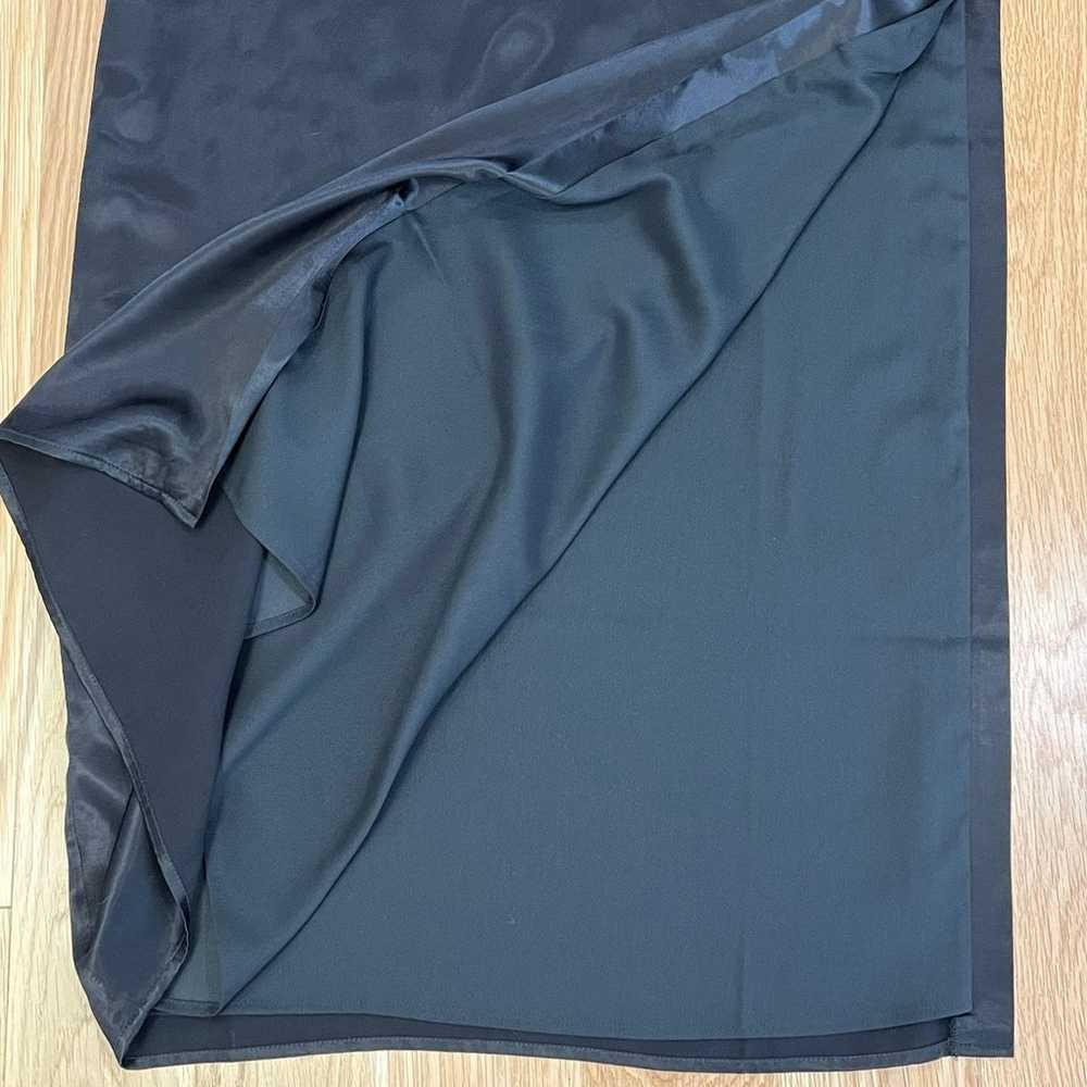 Revolve H:ours Black Satin Side Tie Formal Maxi S… - image 12