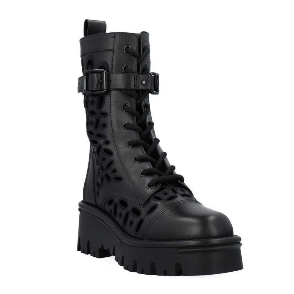 Valentino Garavani Leather biker boots - image 2