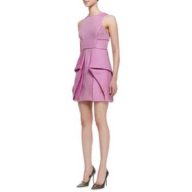 TIBI Simona Sleeveless Pink Origami Dress Size 0 - image 1