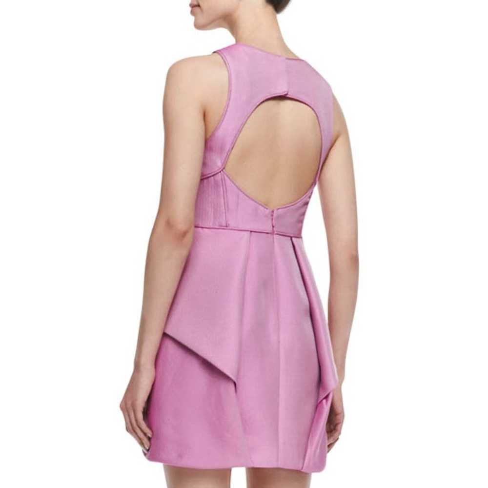 TIBI Simona Sleeveless Pink Origami Dress Size 0 - image 3