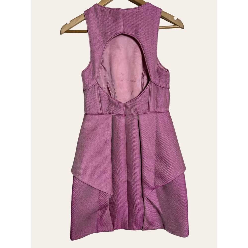 TIBI Simona Sleeveless Pink Origami Dress Size 0 - image 9