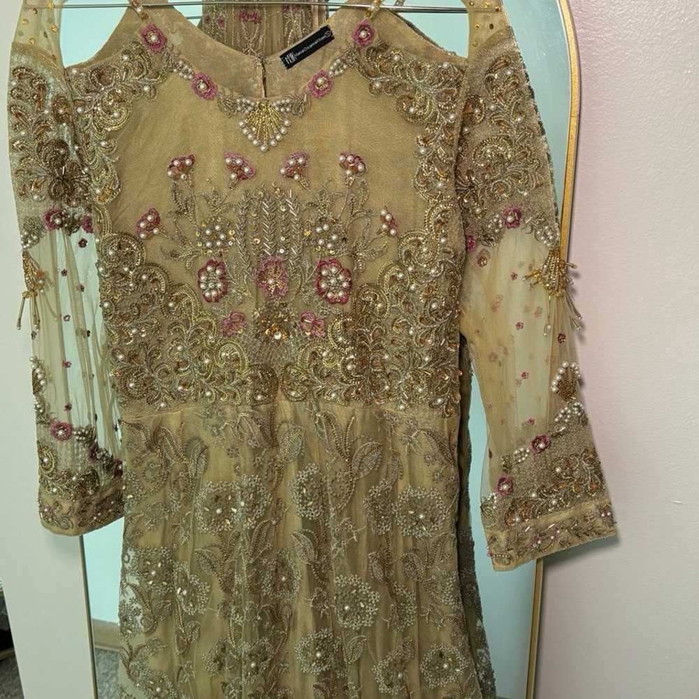 Pakistani maxi dress - image 2