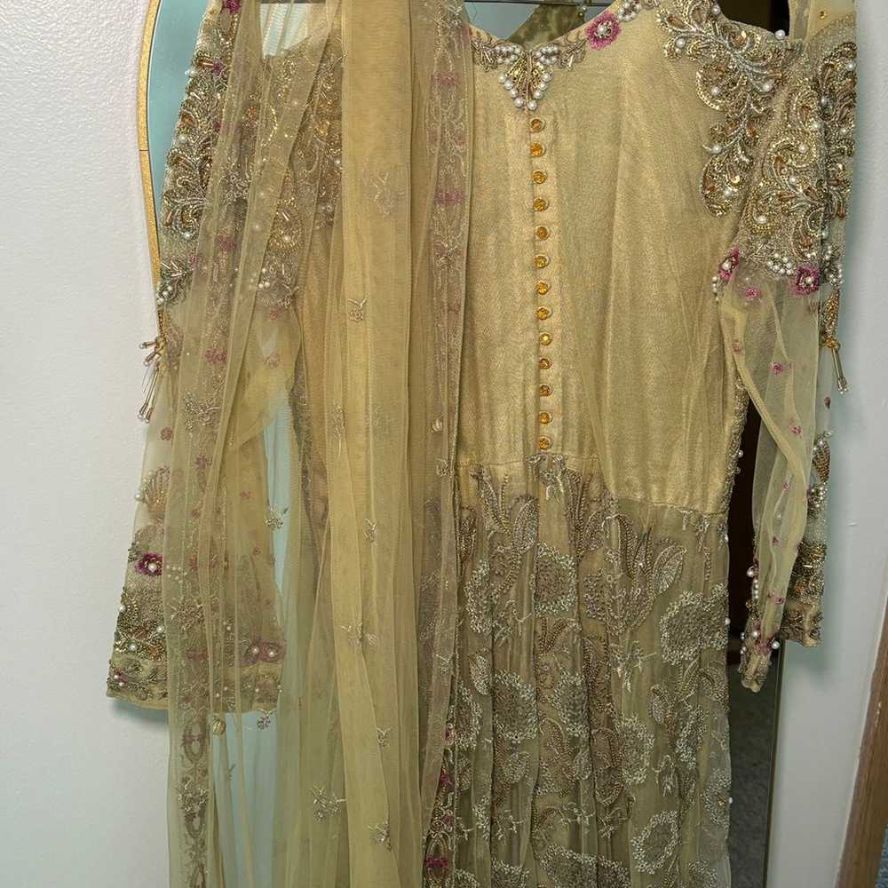 Pakistani maxi dress - image 3