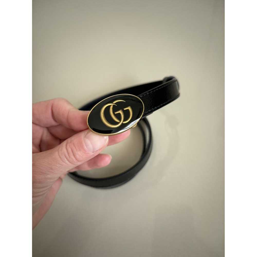 Gucci Gg Buckle patent leather belt - image 8