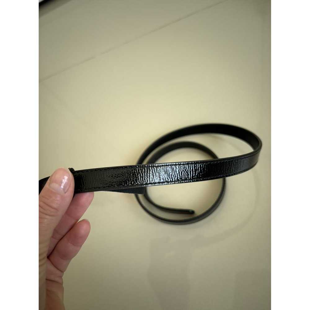 Gucci Gg Buckle patent leather belt - image 9
