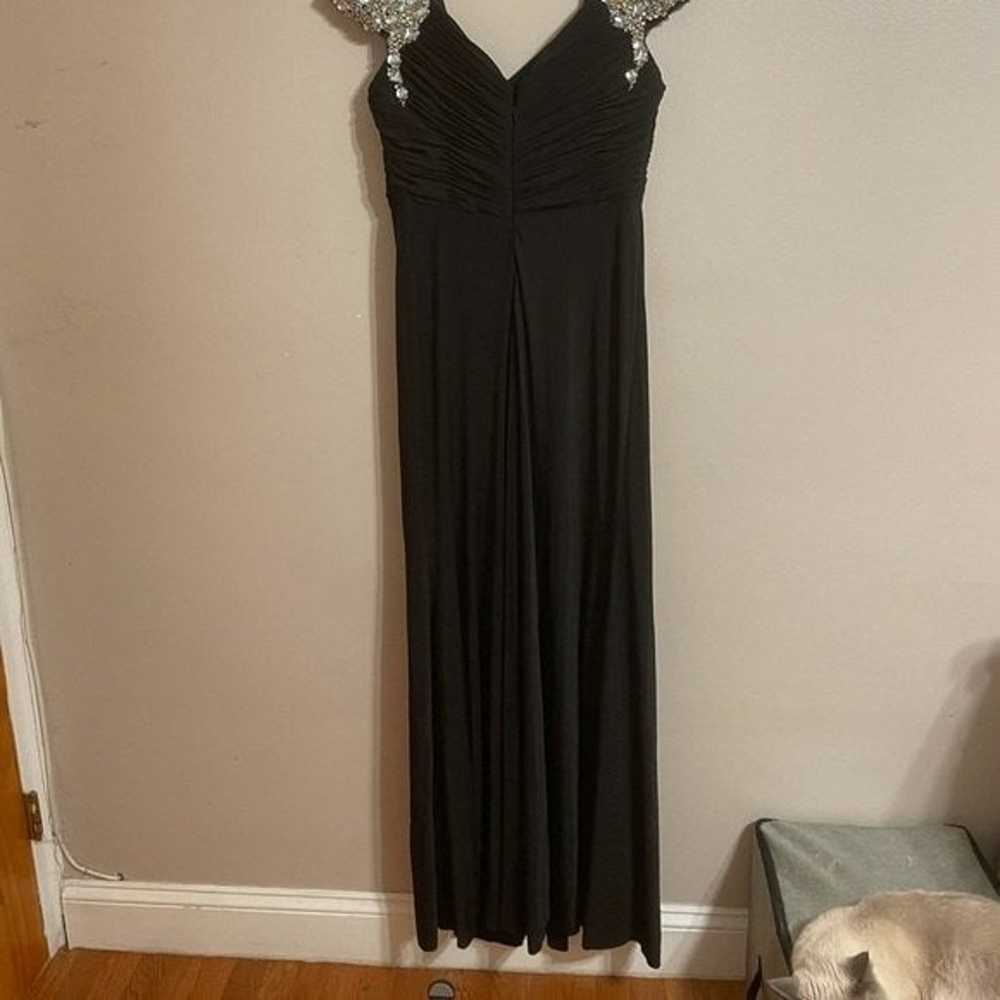 GLOW Black Sparkly Shoulder Dress - image 10