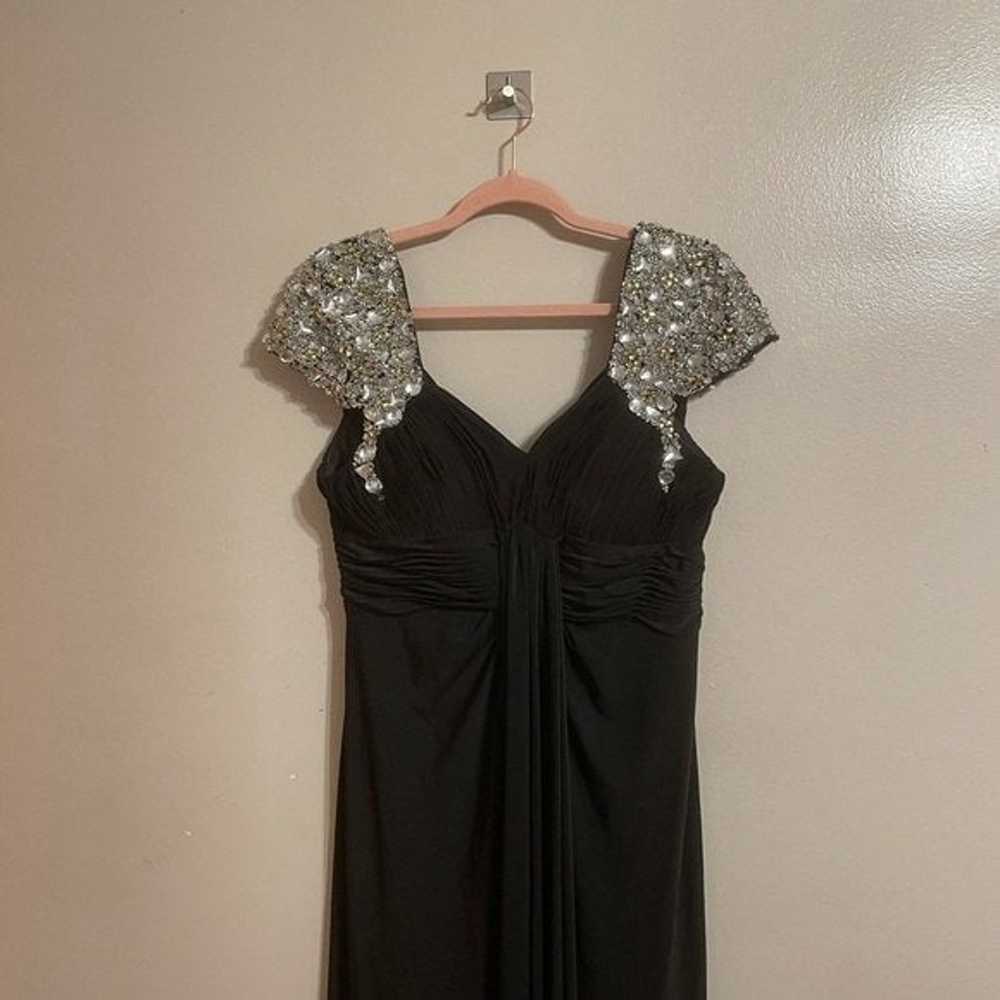 GLOW Black Sparkly Shoulder Dress - image 6
