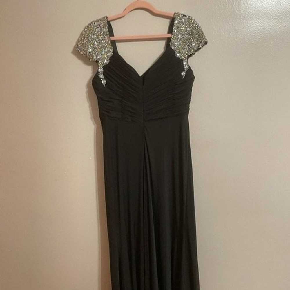 GLOW Black Sparkly Shoulder Dress - image 9