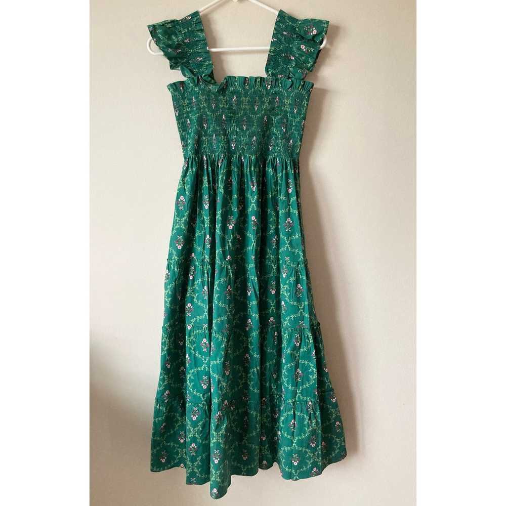 HILL HOUSE HOME Ellie Nap Dress Emerald Trellis F… - image 11