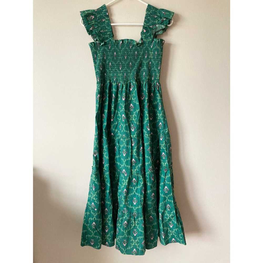 HILL HOUSE HOME Ellie Nap Dress Emerald Trellis F… - image 6