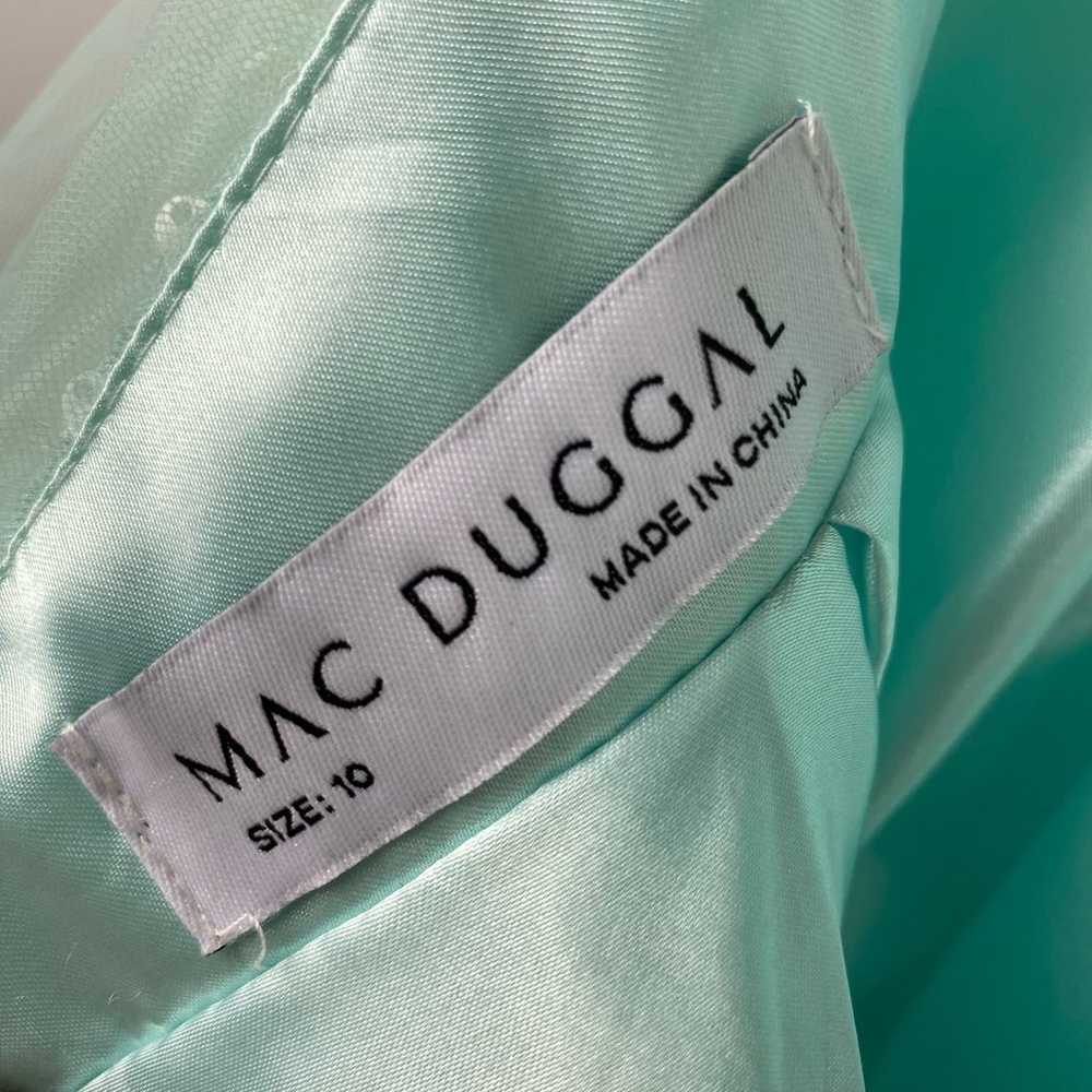 Mac Duggal Mint V-Neck Tulle Ballgown with Embell… - image 10