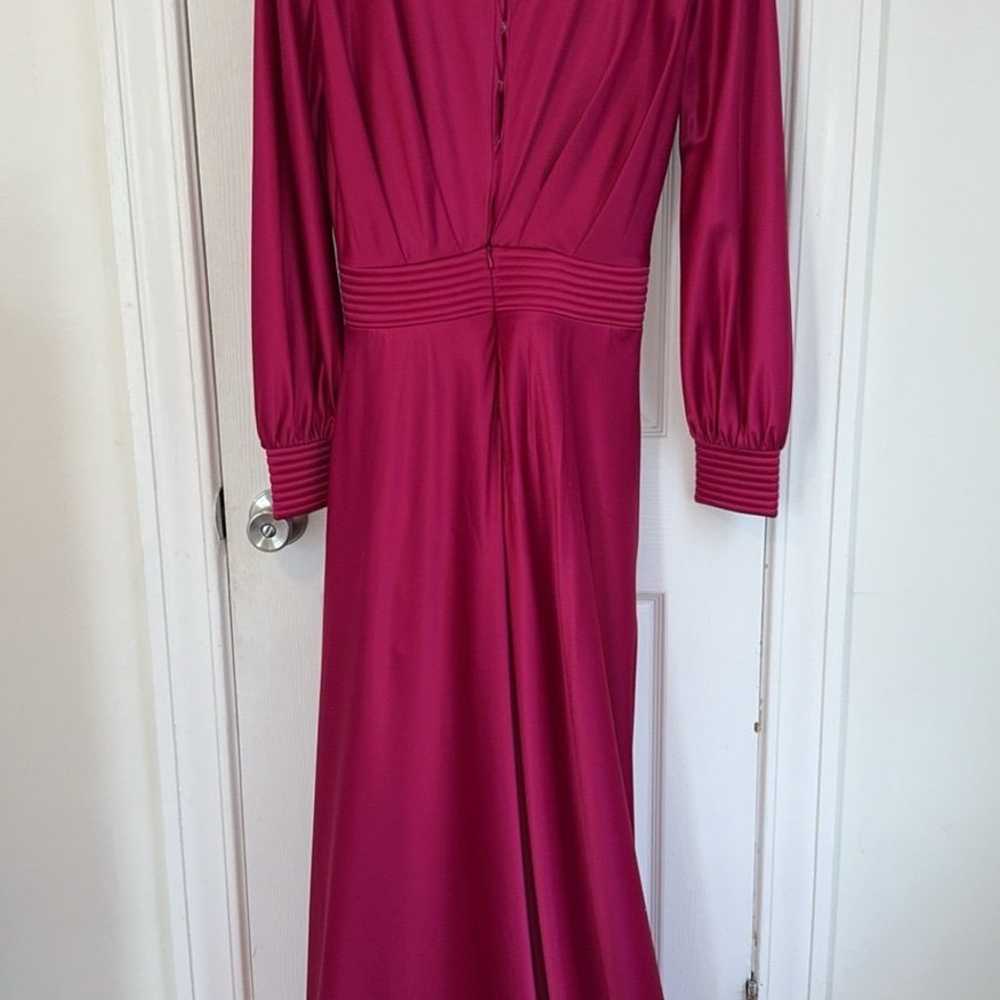 Zhivago  Chrystallia Satin Long-Sleeve Gown - image 3